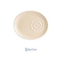 Plato Taza De Ceramica Mirage Ovalado