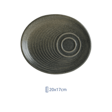 Plato Taza De Ceramica Hornfels Ovalado