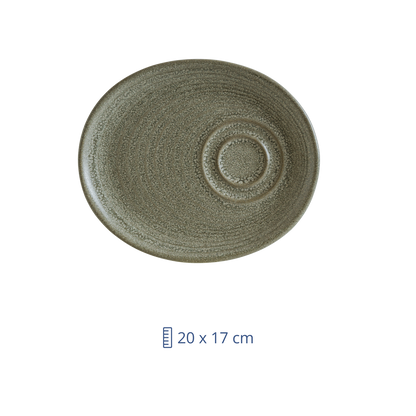 Taza De Ceramica Verde Adelfa 100 ml