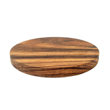 Tabla para servir Pizza – Madera de parota natural - 21.5 cm