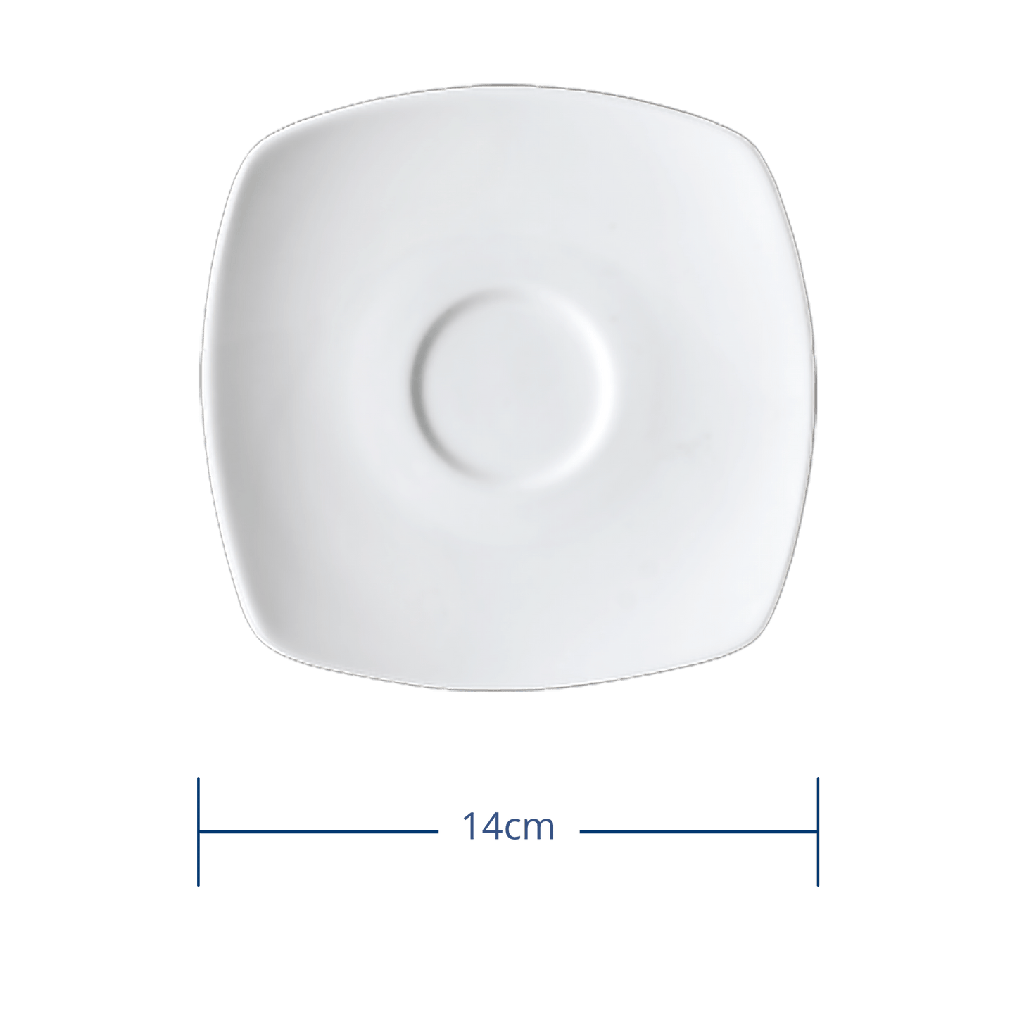 Plato Ceramica Para Cafe 14cm Elegance