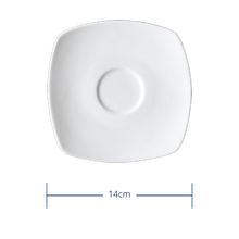 Plato Ceramica Para Cafe 14cm Elegance