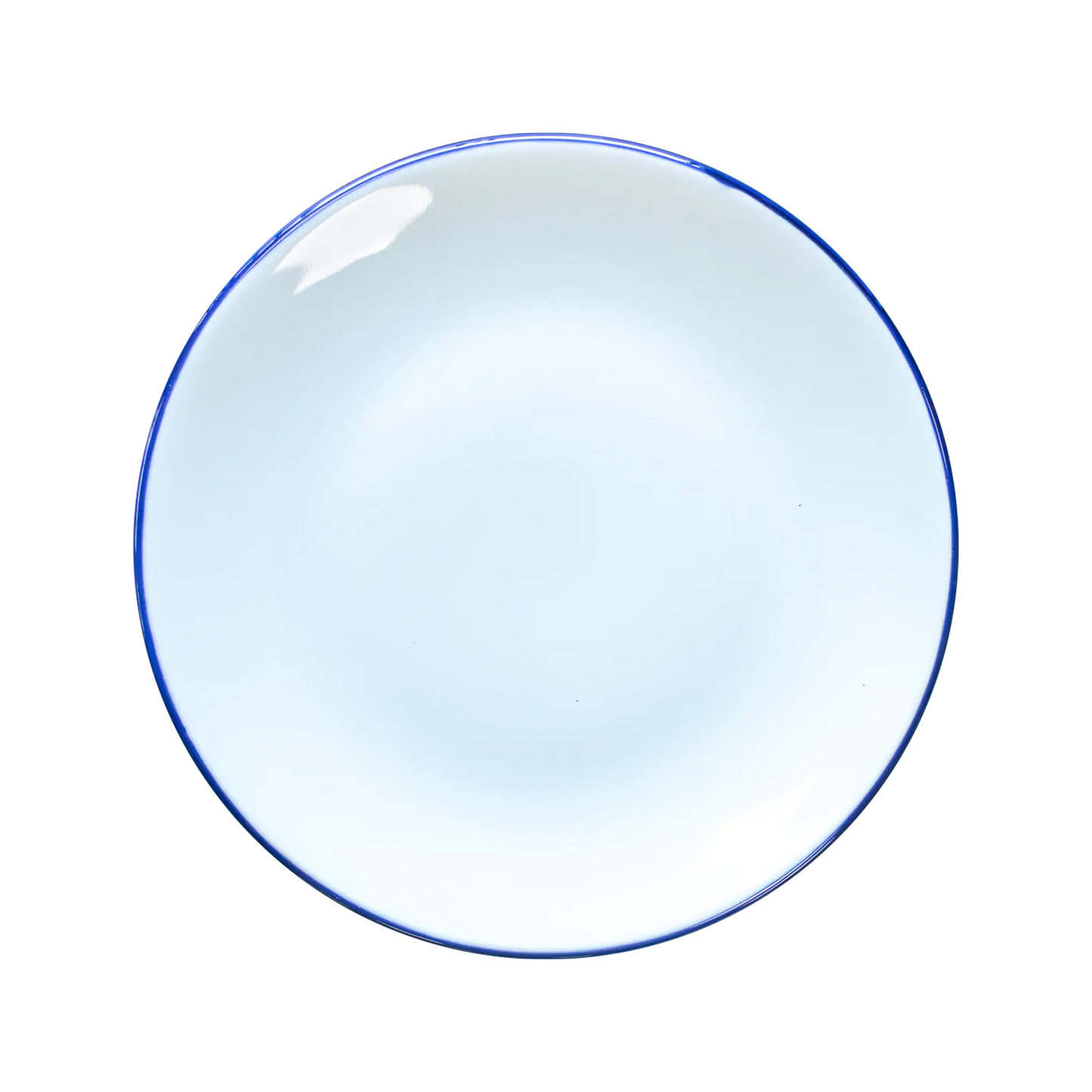 Plato Llano Gourmet Linea Blue Porcelana