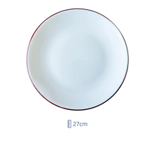 Plato Llano Gourmet Linea Burgundy