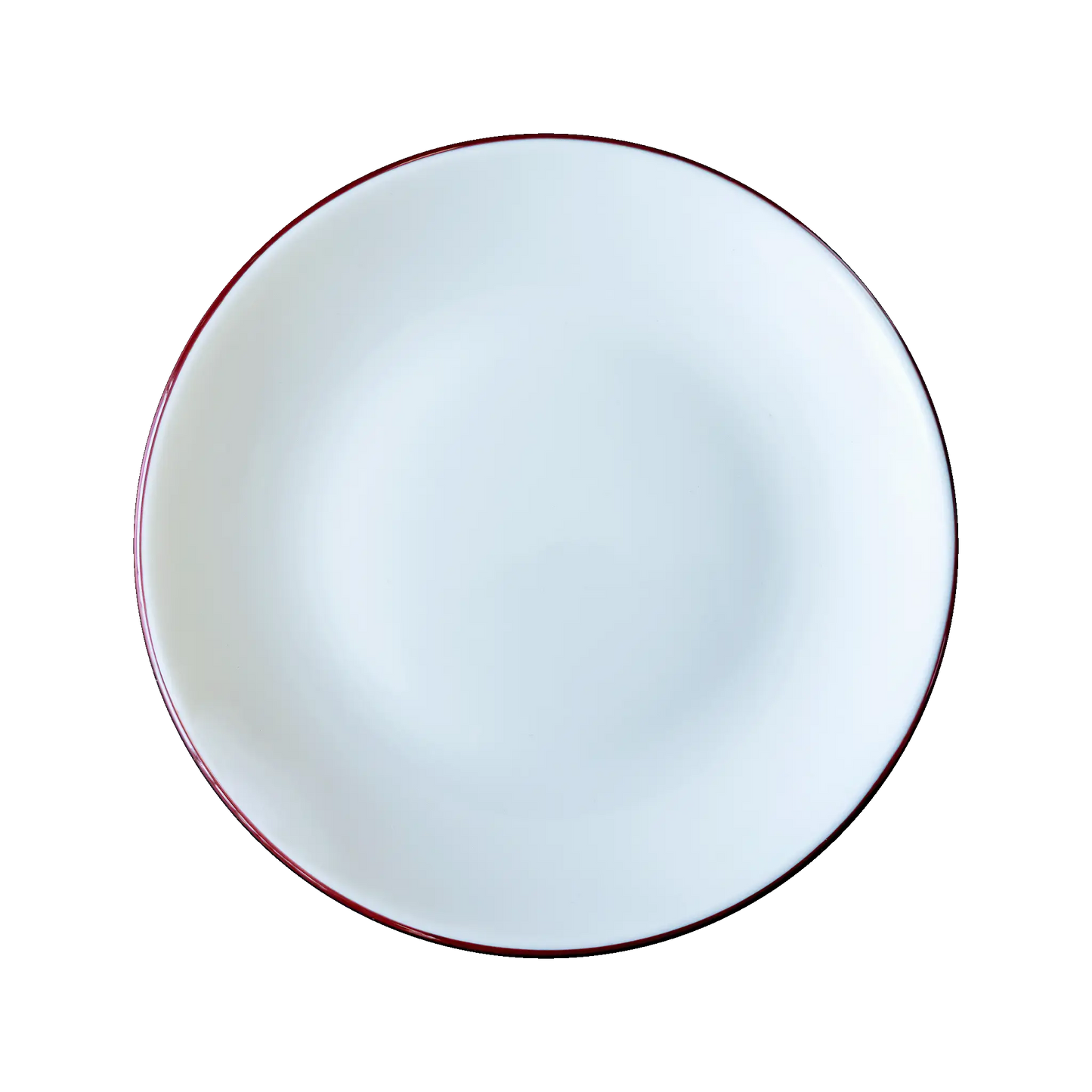 Plato Llano Gourmet Linea Burgundy