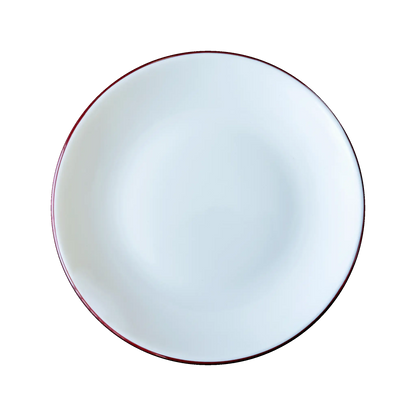 Plato Llano Gourmet Linea Burgundy