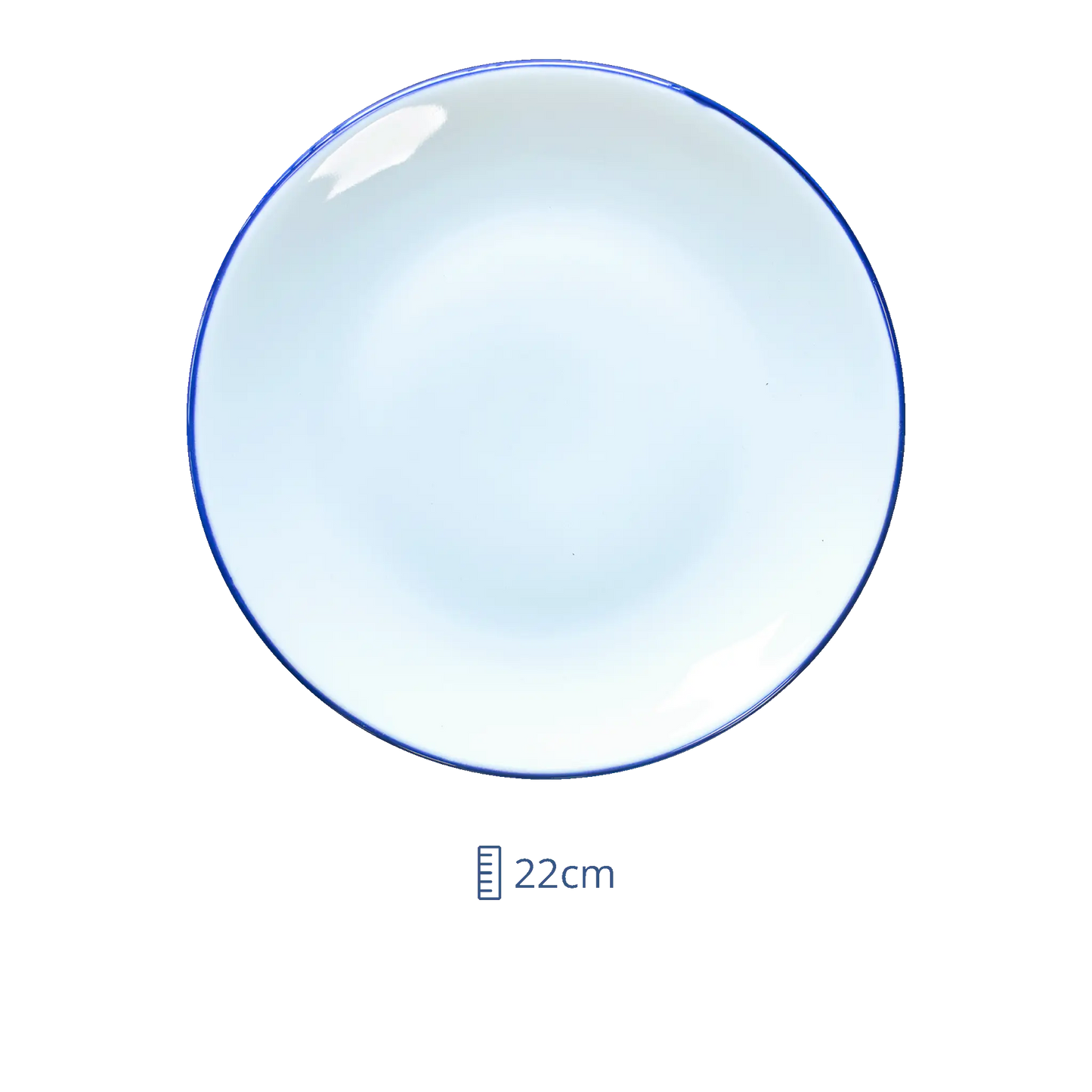 Plato Trinche Bonna Linea Blue