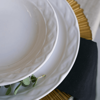 Plato Pastel Vinafera Blanch