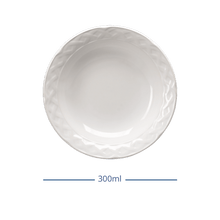 Plato Sopero de Ceramica Vinafera Blanch