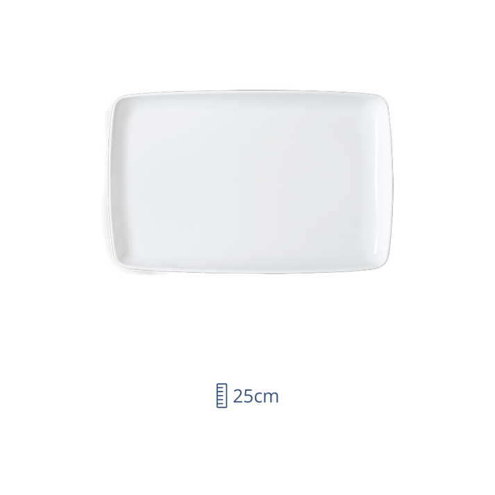 Plato Rectangular Elegance Santa Anita – Cristaleria La Unica