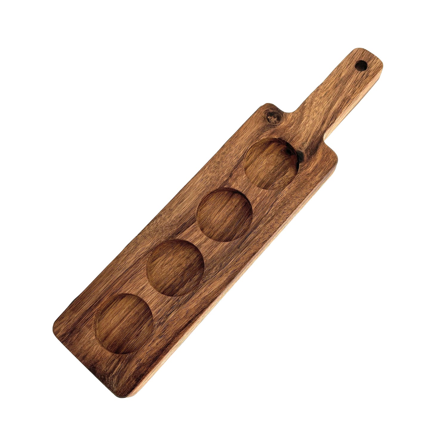 Portavasos Mezcalero de Madera Parota Natural