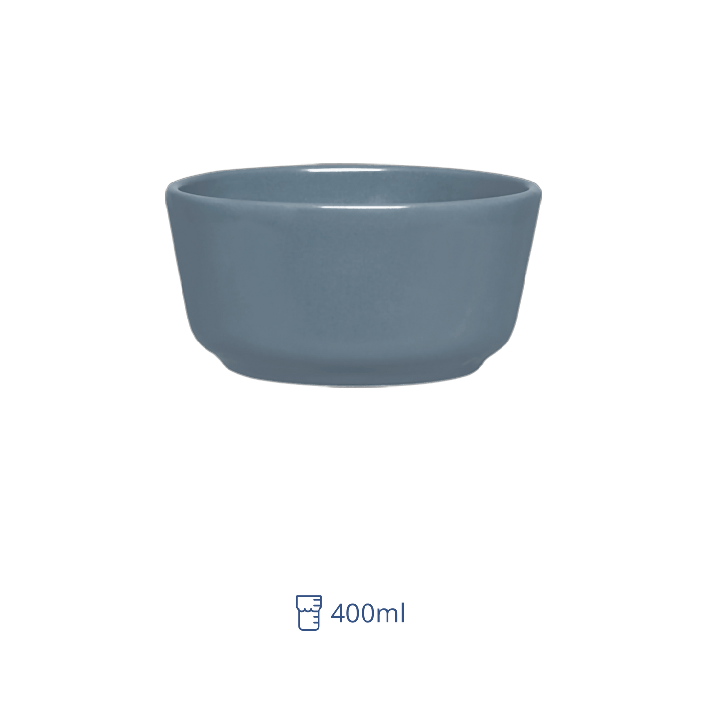 Tazon Conico 400 ml Gris Chicago