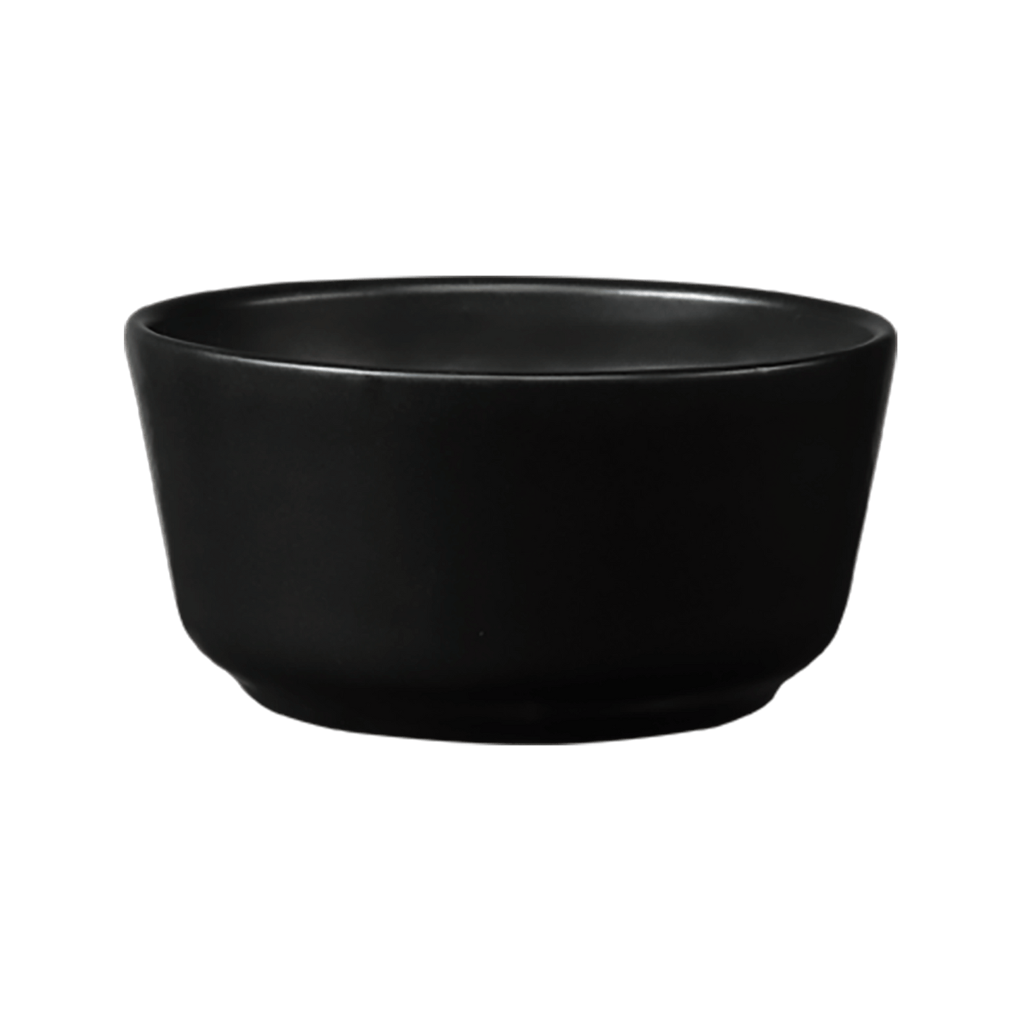 Tazon Conico 400 ml Negro Semi Mate Manhatan