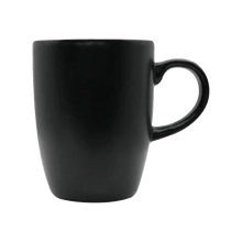 Taza Curva de 310 ml Negro Semi Mate Manhatan