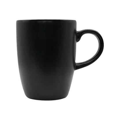 Taza Curva de 310 ml Negro Semi Mate Manhatan
