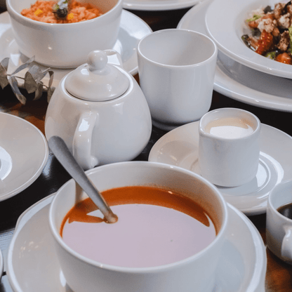 Plato Trinche 32.5cm Blanco Elegance