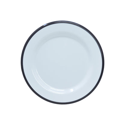 Plato de Melamina con Borde Negro 10" - Canteen
