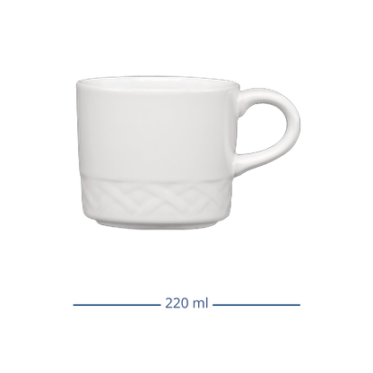 Taza De Creamica 220ml Vinafera