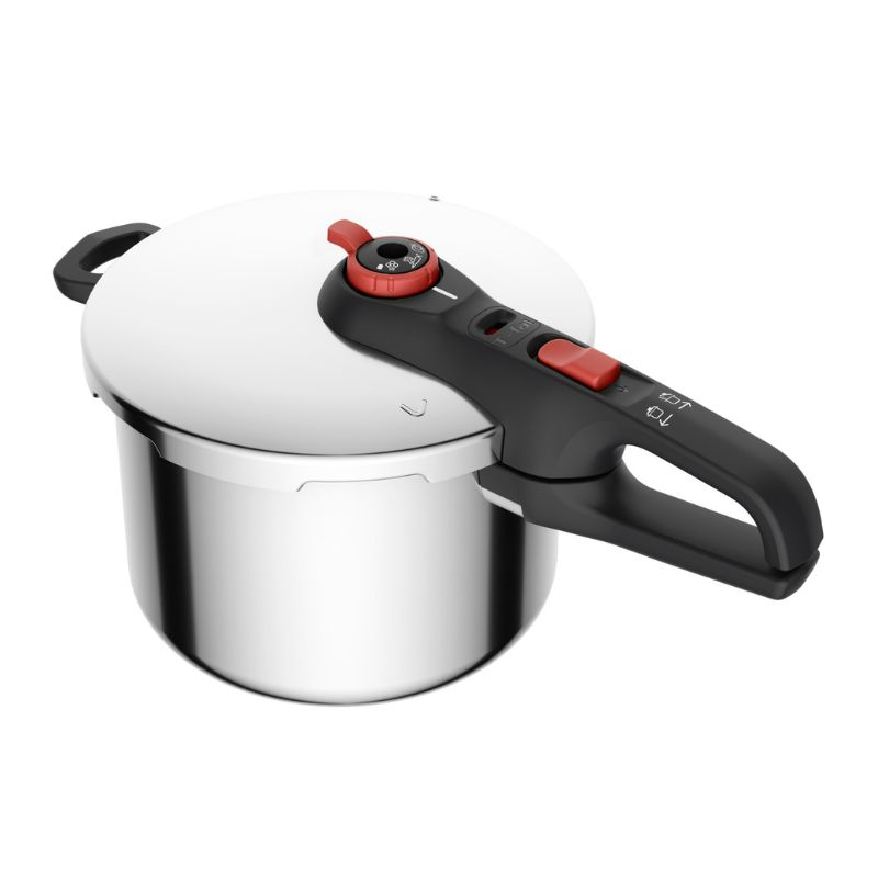 Olla de Presión/Express 6 Litros Acero Inoxidable Secure Click P2580705