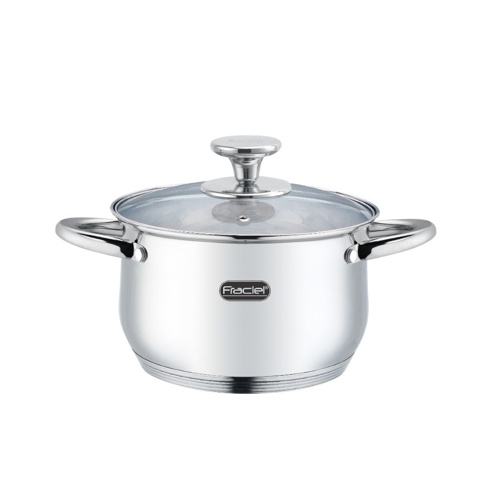 Batería de Cocina 8 Pz Acero Inoxidable inducción Florencia Fraciel