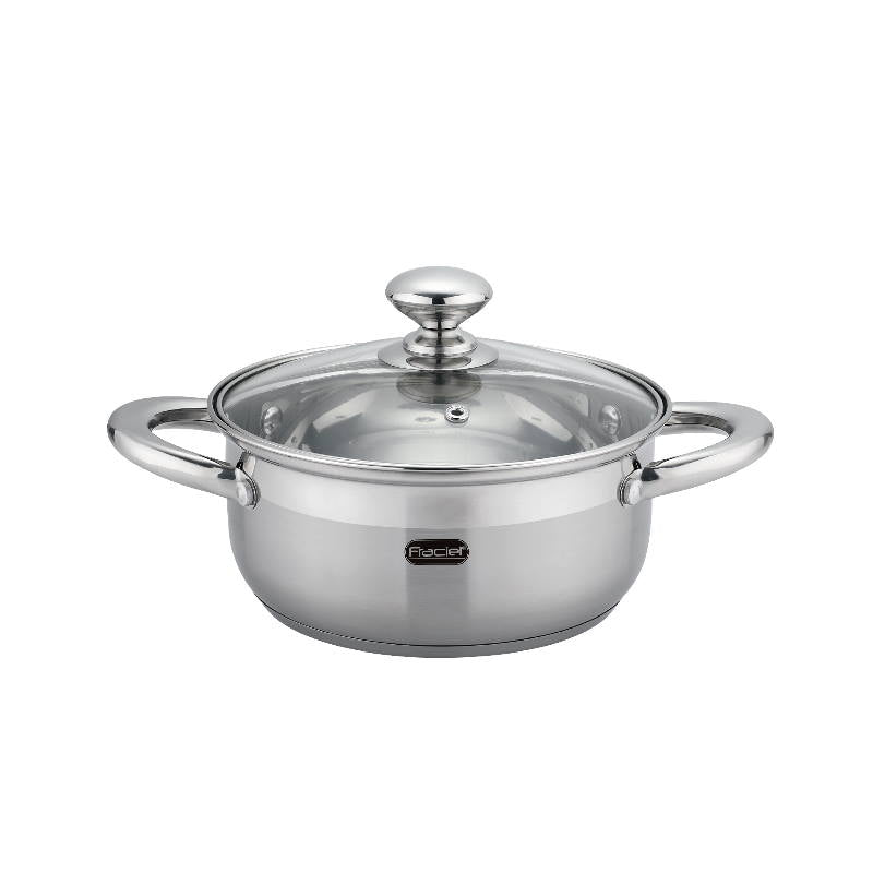 Batería de Cocina Luxor 7 pz Acero Inox Inducción Fraciel
