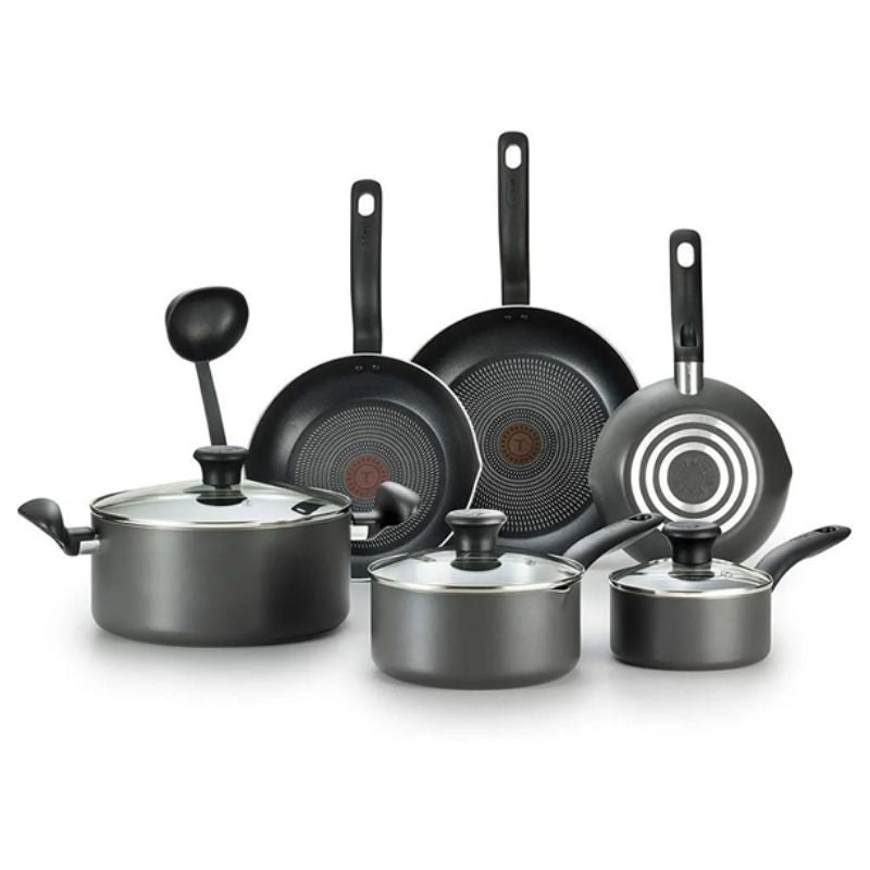 Batería de Cocina T-fal Aluminio Initiatives 10pz B208SA64