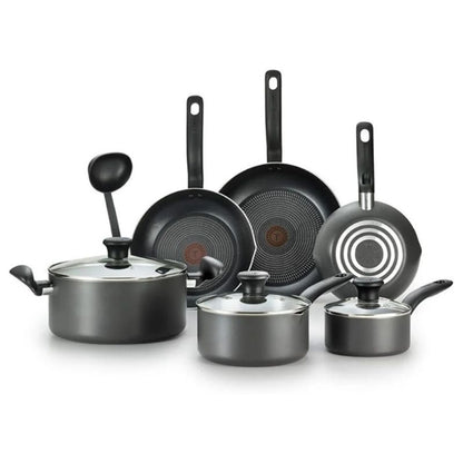 Batería de Cocina T-fal Aluminio Initiatives 10pz B208SA64