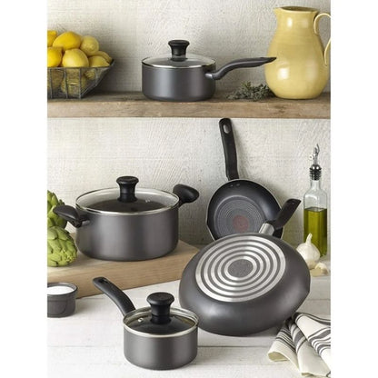 Batería de Cocina T-fal Aluminio Initiatives 10pz B208SA64