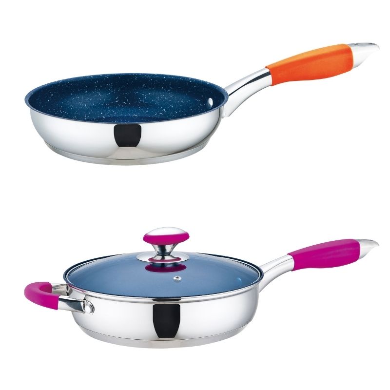 Batería De Cocina 7 pz Acero Inoxidable Princesa Inducción Fraciel