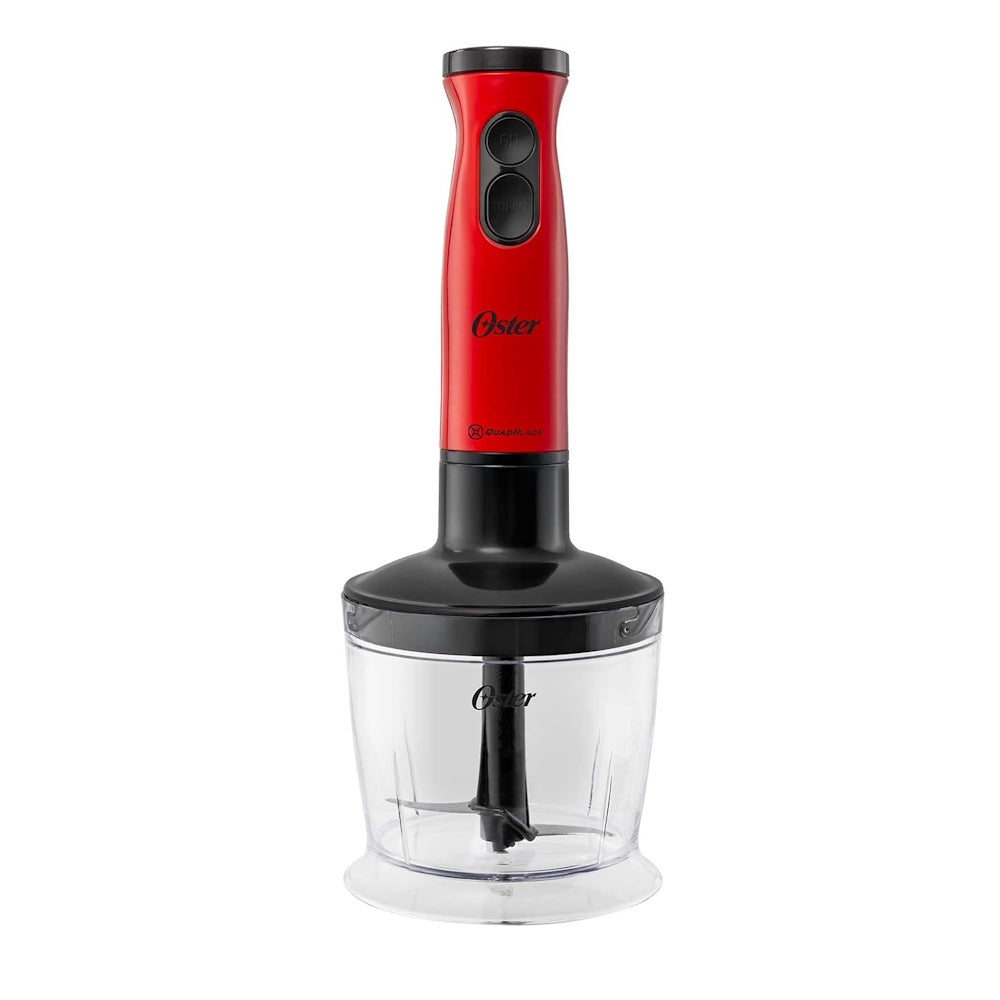 Batidora de Inmersión con Accesorios 400 W Roja Oster 2169811