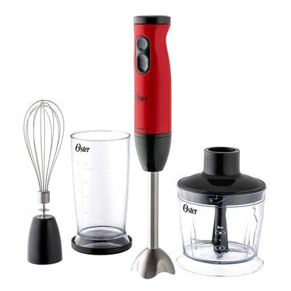 Batidora de Inmersión con Accesorios 400 W Roja Oster 2169811