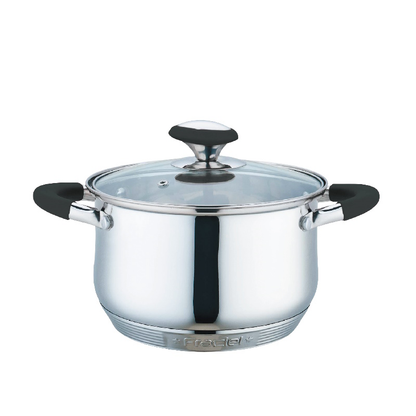 Batería de Cocina 12 pz Acero Inox Omania Negra Fraciel