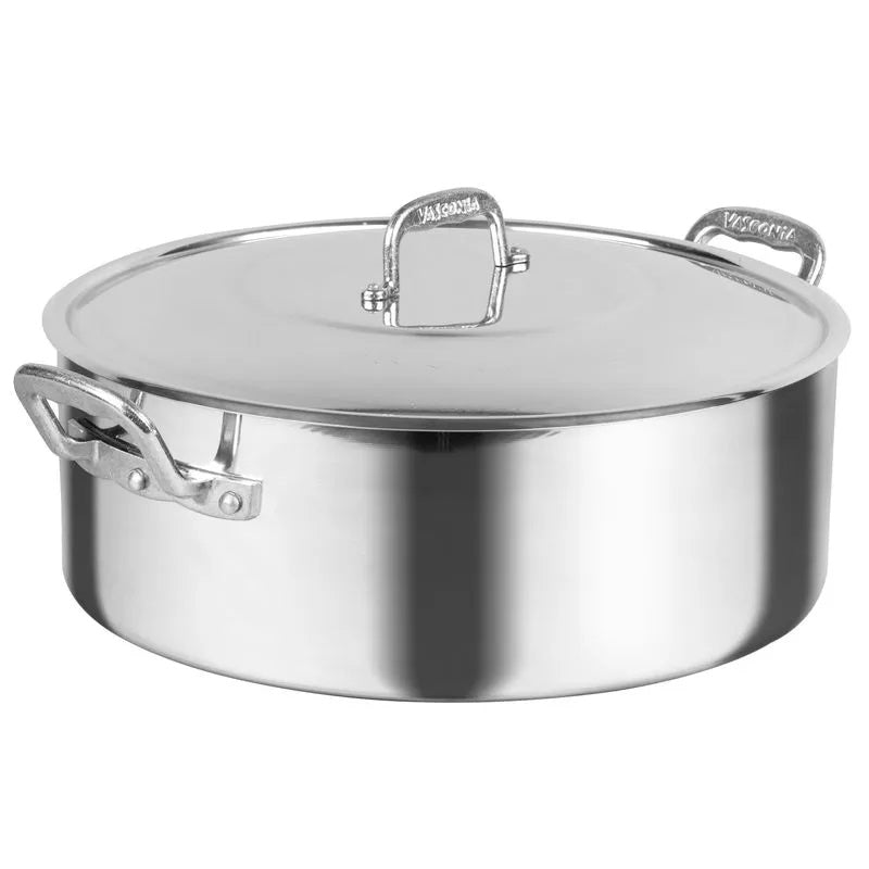 Budinera C/Tapa 38 Cm Aluminio NSF 4.0 mm Acorazada Vasconia