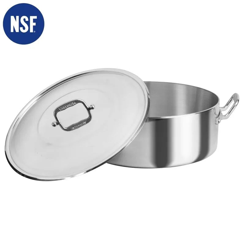 Budinera C/Tapa 38 Cm Aluminio NSF 4.0 mm Acorazada Vasconia