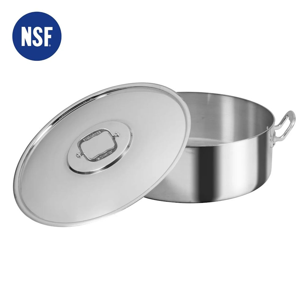 Budinera C/Tapa 50 Cm Aluminio NSF 4.0 mm Acorazada Vasconia