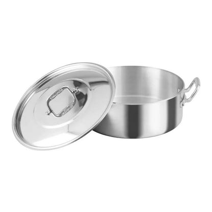 Budinera Profesional C/Tapa 32 Cm Aluminio NSF 4.0 mm Acorazada Vasconia 4030068