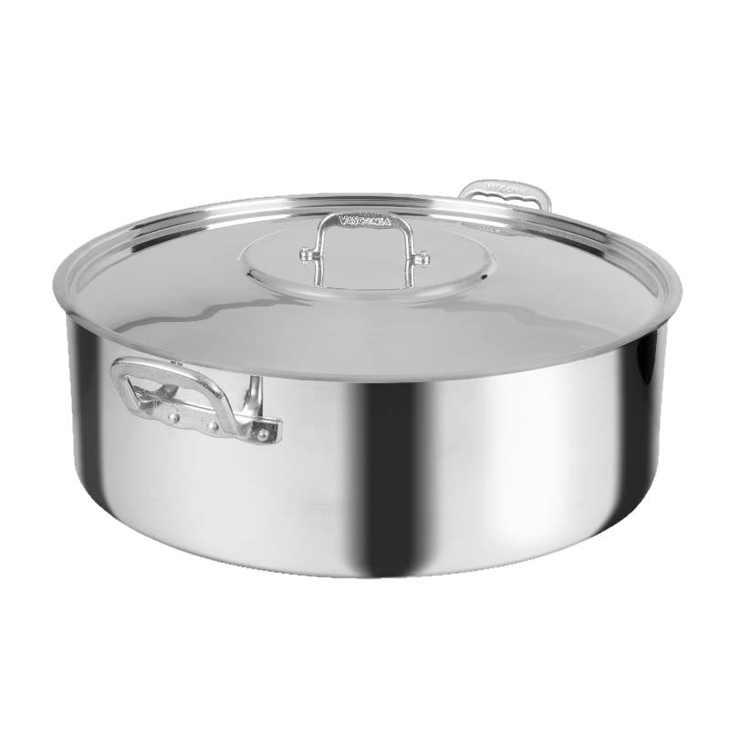 Budinera Profesional C/Tapa 60 Cm Aluminio NSF 4.0 mm Acorazada Vasconia 4030112