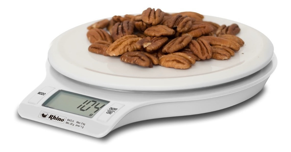 Báscula Gramera De Cocina Digital 5 kg | 1 g Rhino Baci-5