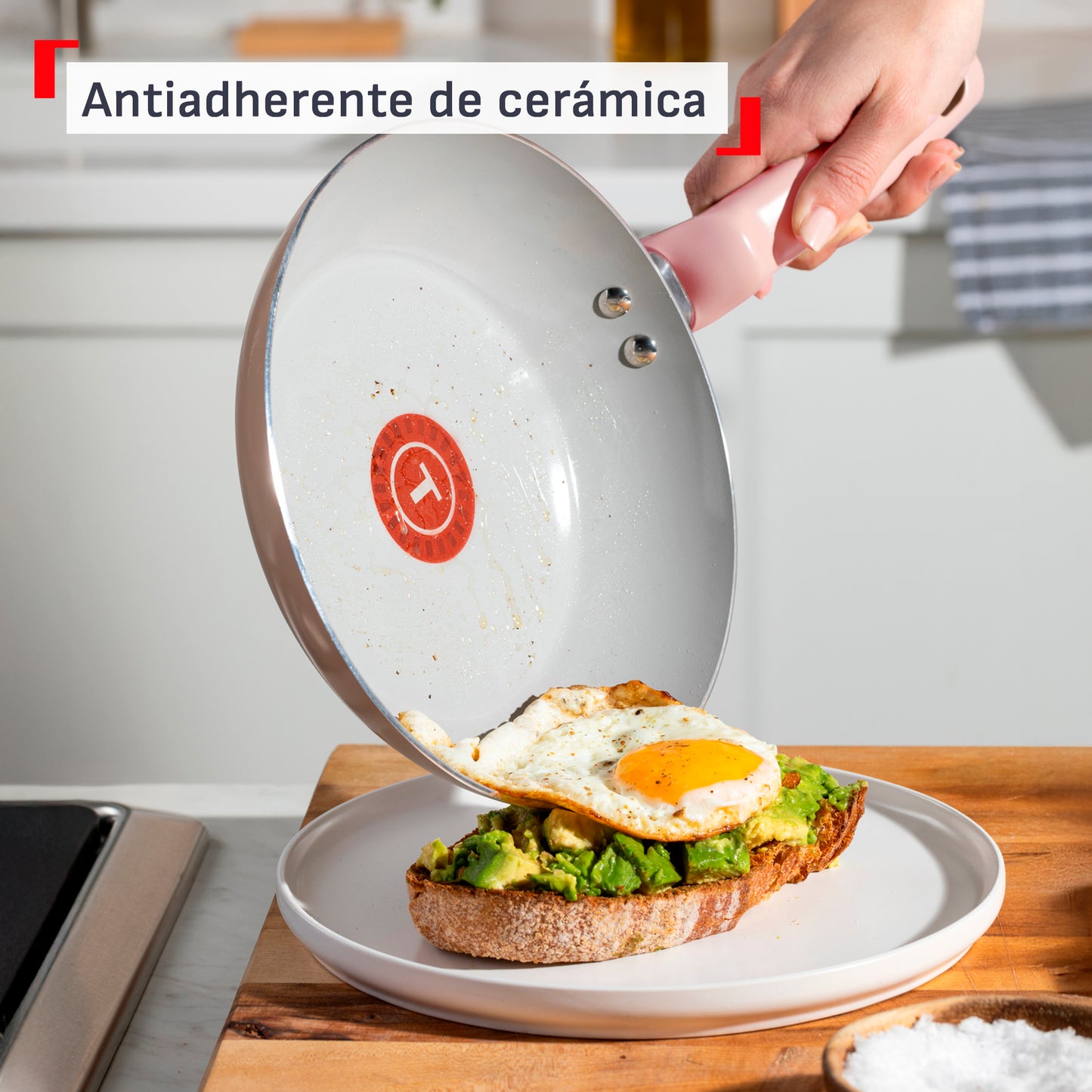 Batería De Cocina Refresh Cerámica 12pz Antiadherente | T-fal