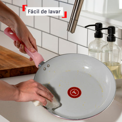 Batería De Cocina Refresh Cerámica 12pz Antiadherente | T-fal