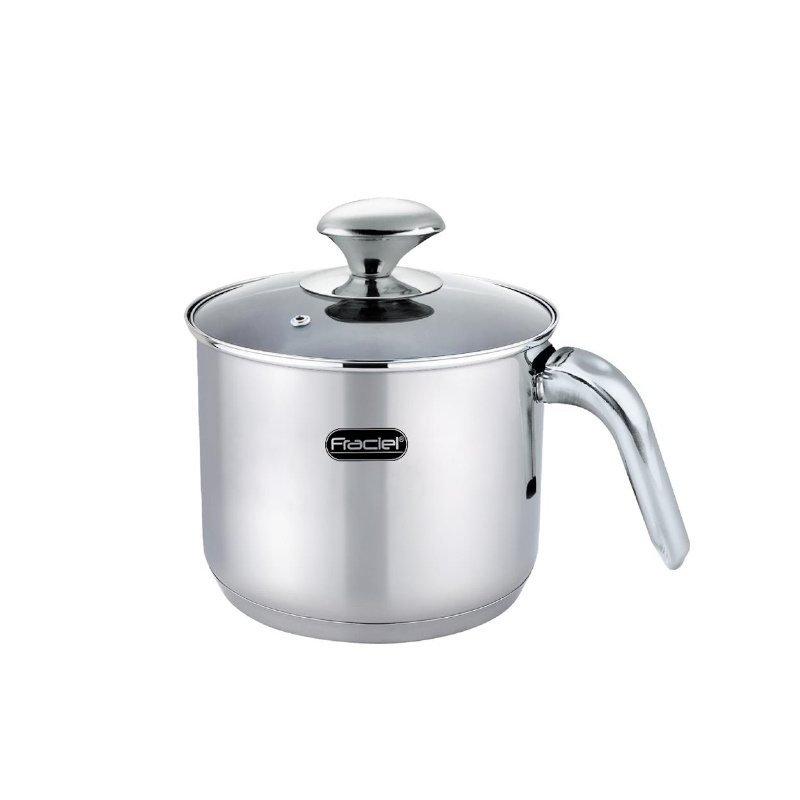 Pocillo Hevidor 14cm/1.6L Acero Inoxidable Inducción Fraciel Luxor