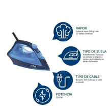 Plancha de Vapor 1200 W Suela Cerámica FV1950X0 Tefal T-fal