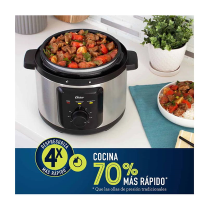 Olla de Presión Eléctrica 5.7 Lts Oster 1000 w CKSTPCEC57M013