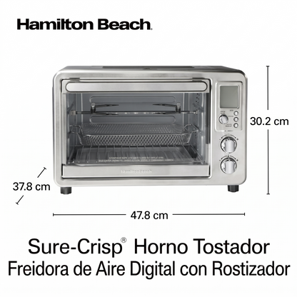 Horno Freidora de Aire Hamilton Beach 31193J 1500w