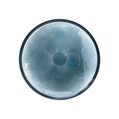 Plato Base de Cristal Texturizado 32 cm Colores