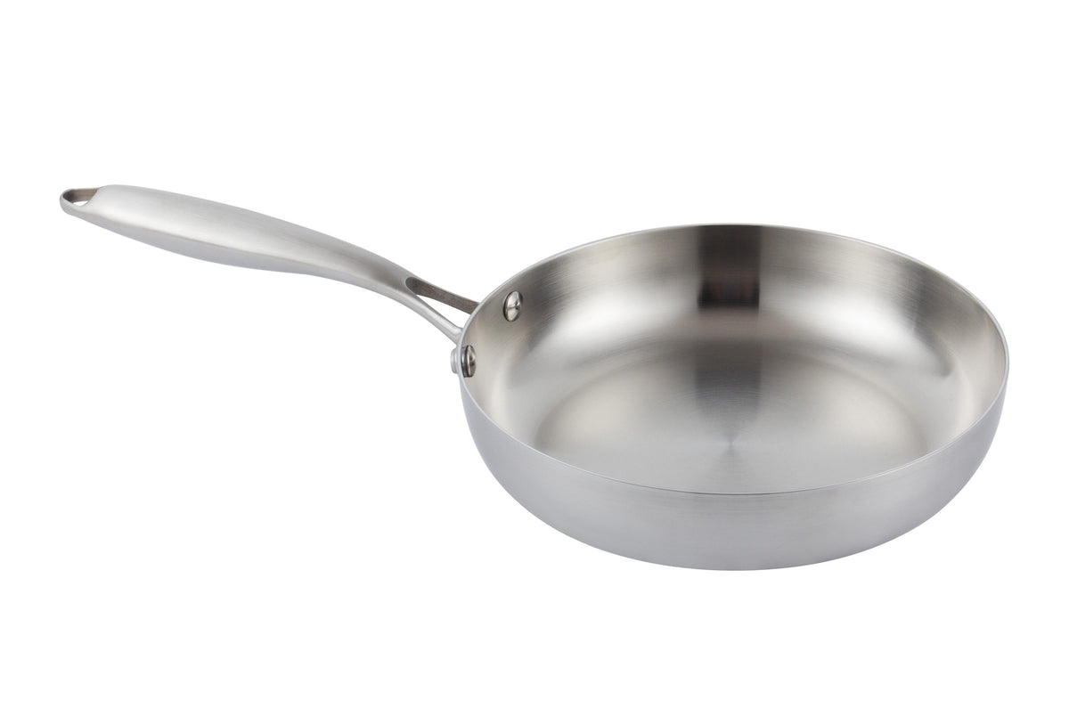 Juego 3 Sartenes 20,24,30cm Fraciel Pro Inducción Acero Inox
