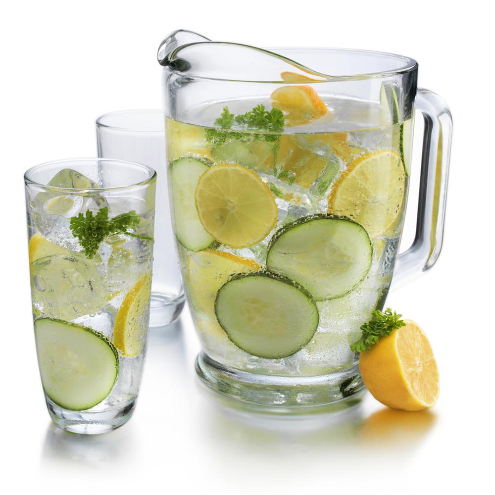 Juego de Agua Camelot 5 Piezas (Jarra + 4 Vasos) Libbey