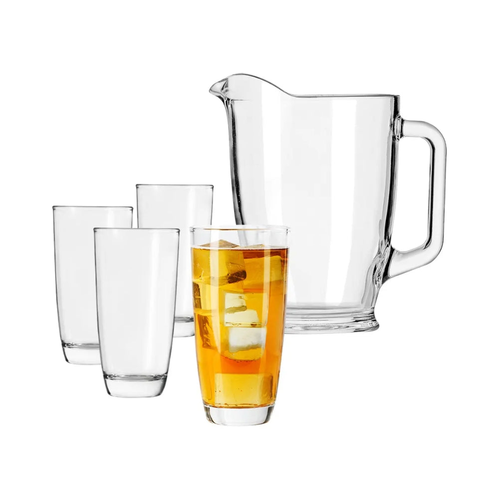 Juego de Agua Camelot 5 Piezas (Jarra + 4 Vasos) Libbey