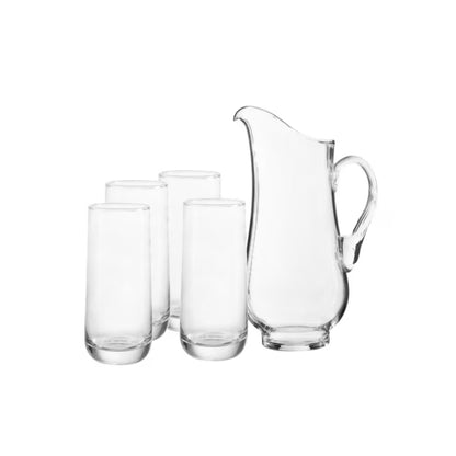 Juego de Jarra y vasos Vidrio para Agua 5pz Brisa | Libbey