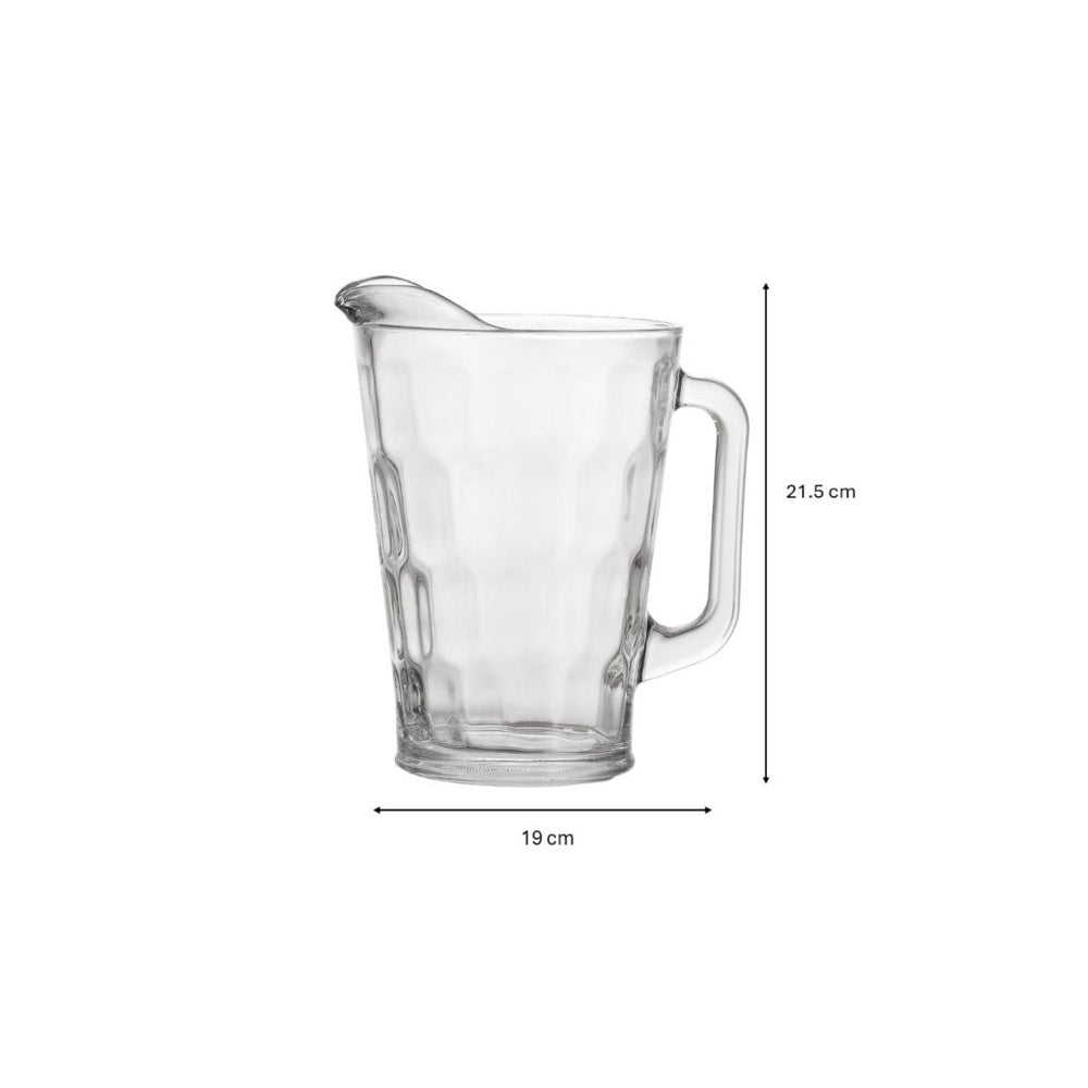 Juego de Jarra para Agua y 4 Vasos Vidrio Iglú Crisa 1721605